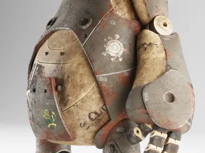 Robot giant 3D model