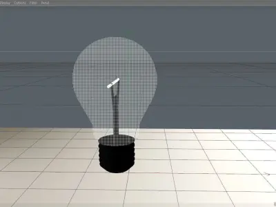 Light bulb 3D model
