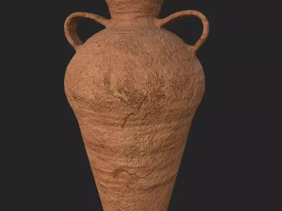 Realistic Medieval Viking Amphora - Game Ready PBR Asset Low-poly 3D model