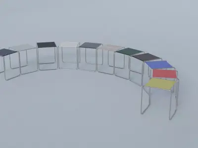 Modern chair Free low-poly 3D model