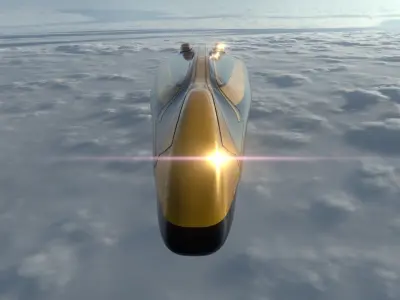 Freight Spaceship 3D model