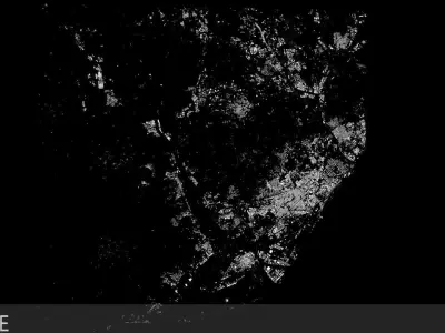 Barcelona Downtown Streets and Buildings 3D model