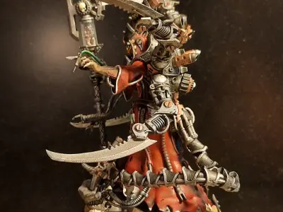 Magna Nemeriss - Iron Hive Swarmlady - Dark Techno Archpriestess 3D print model