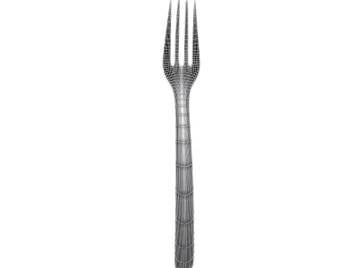 Forks v1 007 Low-poly 3D model