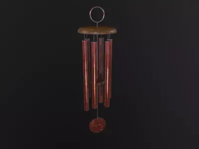 WindChimes 3D Model Low-poly 3D model