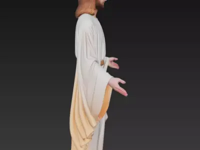 Divine Savior - Holy Religious Statue 3D Model 3D print model