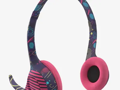 Headphones headset 3D model