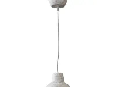 SKURUP Pendant lamp black 19 cm 3D model