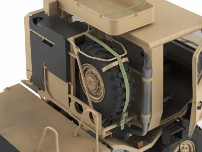  Mercedes Unimog Tactical Transport Chassis Sand 