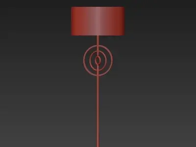 Circles floor lamp 3D model
