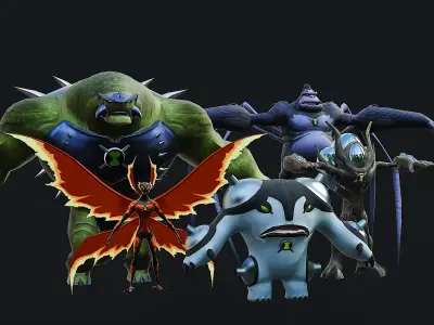 Ben 10 Ultimate Alien 3D Model Pack   3D model