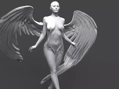 Eve Angel Model Sculpture 3  3D model
