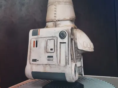 snowtrooper bust 3D print model