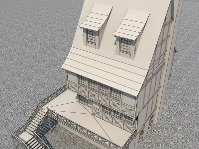Medieval House 5 3D model