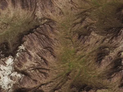 Mountains north erosion n2 3D model