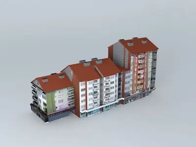 Zgradaške Buildings 3D model