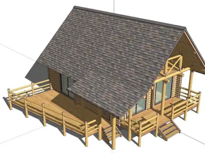 Creative Design-Holiday Cabin-085 3D model