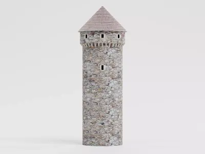 -Medieval Tower V3- 3D model