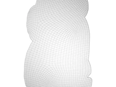 Bluebell Azalea Carpet Low-poly 3D model