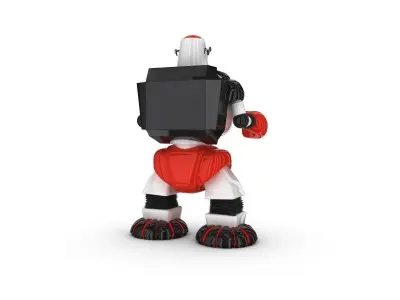 Funny Robot Character 3D model
