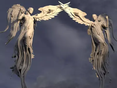 Heavens Arch Angels 3D model