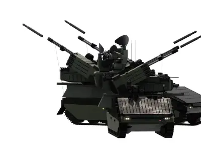 ANTIAIRCRAFT SHORT RANGE MOBILE UNIT 3D model