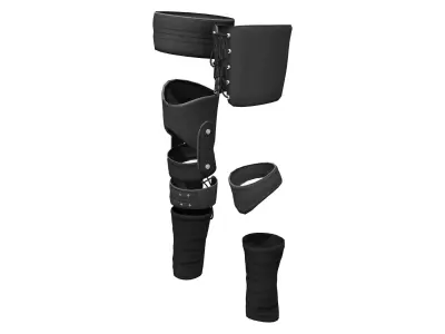 Ladies Faux Leg Harness Low-poly 3D model