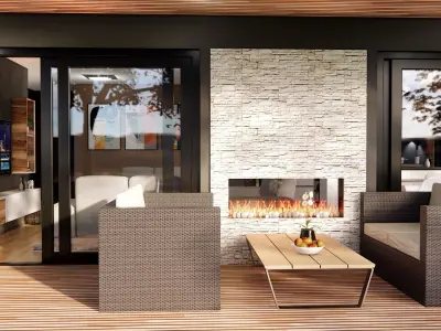 vacation residential modern house zaja Low-poly 3D model