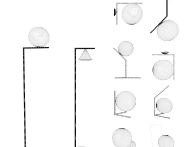 Michael Anastassiades - Lamp collection  3D model