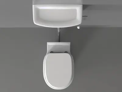 WC23 Toilet 3D model