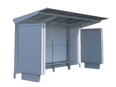 MMCite Regio 310c Bus Shelter 3D model