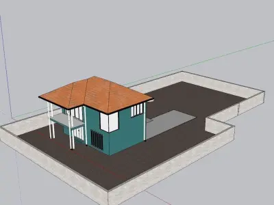 Loft Style House 3D print model