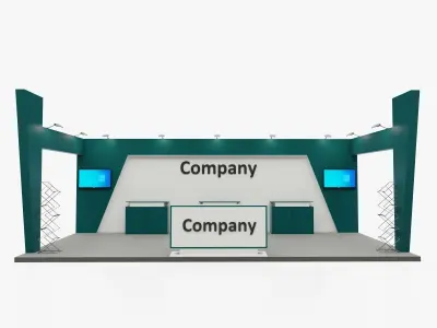 Exhibition stand 9 3D model