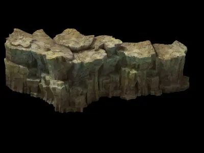 Snow White - precipice 01 3D model