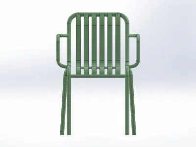armchair 3D model 5