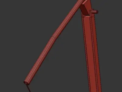 BELFORT arc floor lamp 3D model