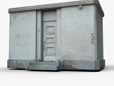 Small building 1 Low-poly 3D model