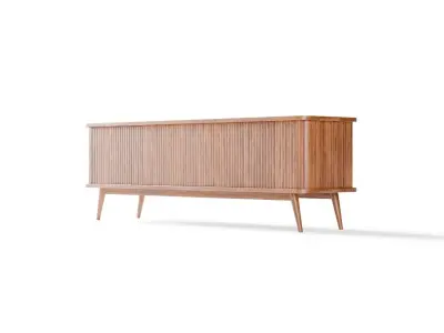 2-door sliding TV stand cabinet Wapong series 3D model