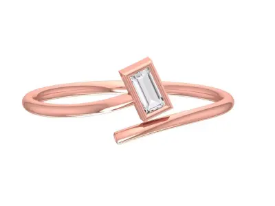 Women Light Weight Band Ring 3D print model 34