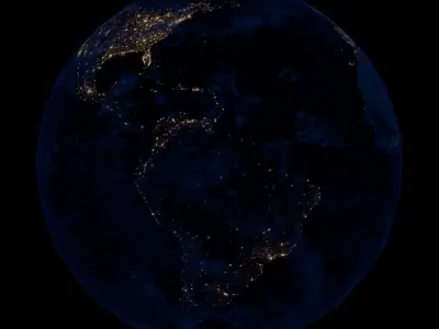 Earth with 6K Textures Free 3D model