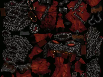 lava king Low-poly 3D model