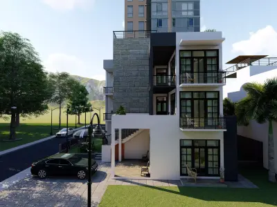 Exterior House 3d model  3D model