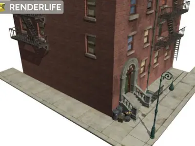 Corner Tenement 3D model