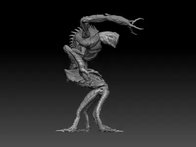 Lost in space Attack robot action figure 3d model 3D model