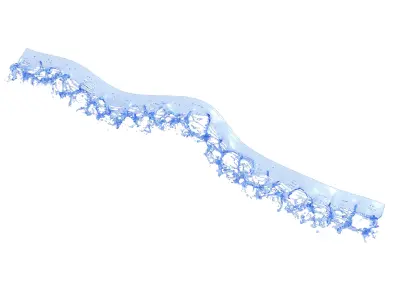 15 Wave Collection V02 3D model