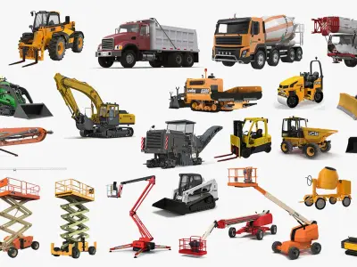  Construction Vehicles Big Collection 3 