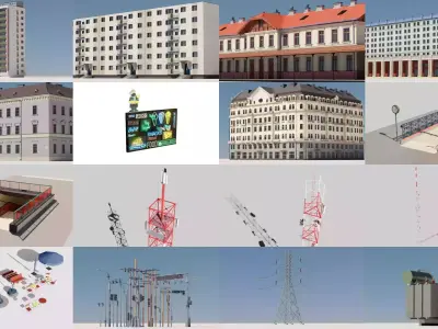 Architecture Mega Pack Modular Buildings And Props