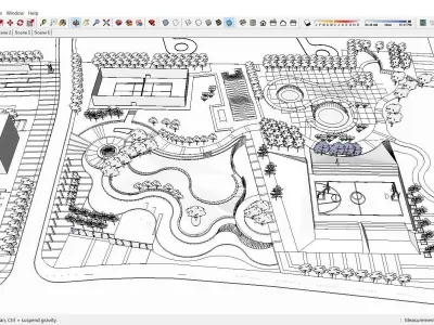 Sketchup Plaza 219 3D model