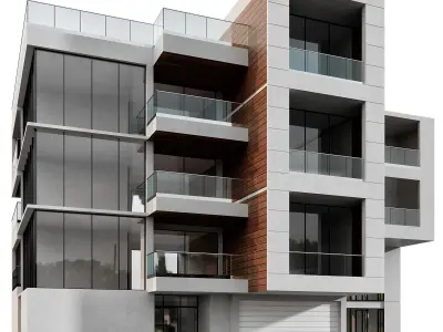 RESIDENTIAL BUILDING NO48  A 3D model