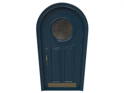 Entrance classic door 44 3D model